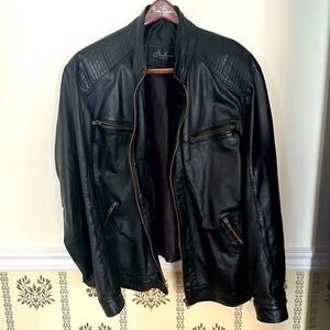 Paul Smith Black Leather Jacket